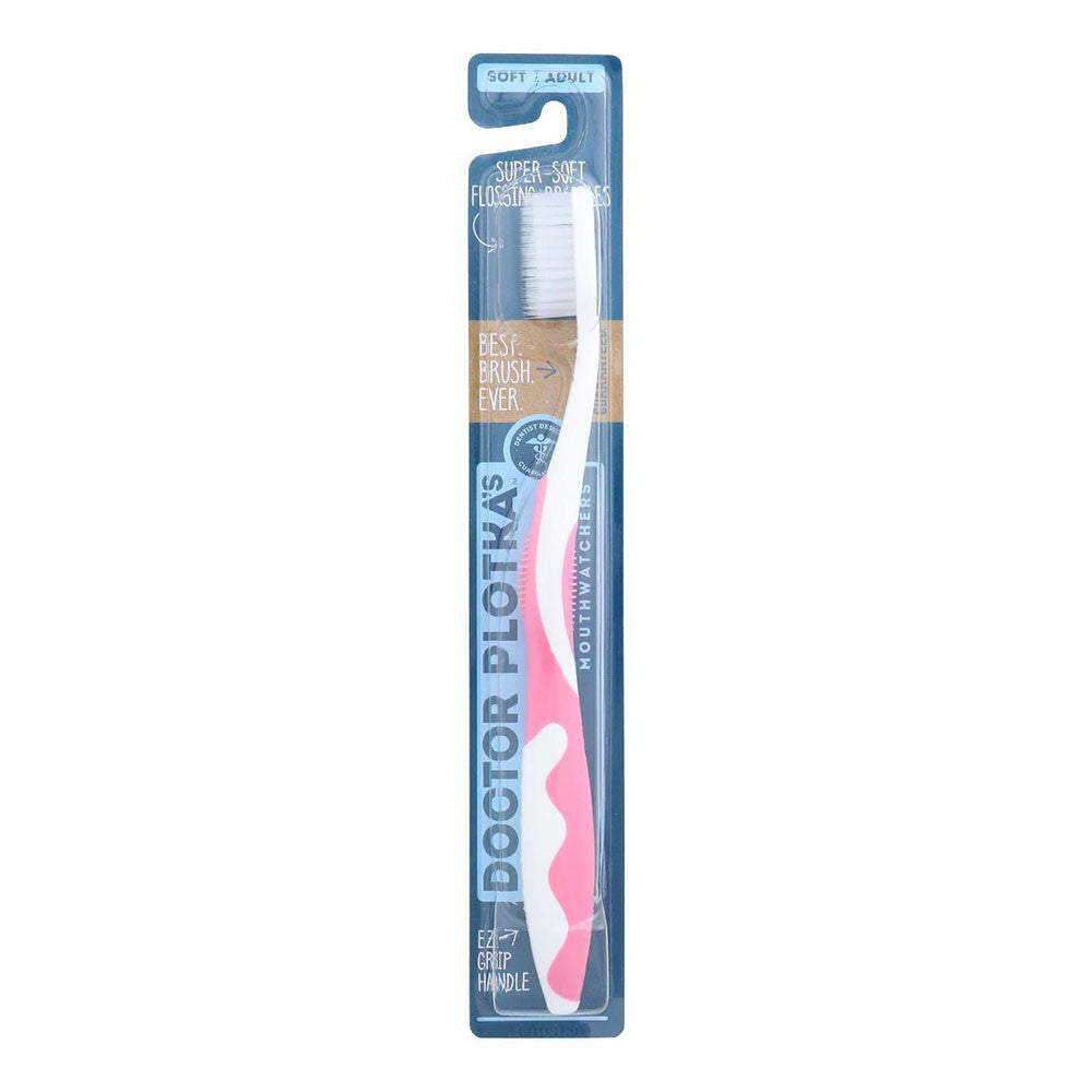 Doctor Plotka's Mouthwatchers Toothbrush Super Soft Flossing Bristles